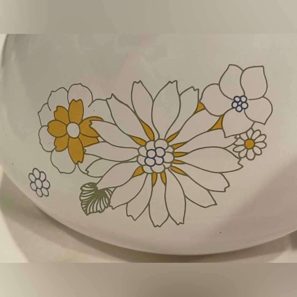 VTG Corning Ware “Floral Bouquet” 6-Cup Teapot. P-104 - Picture 4 of 11